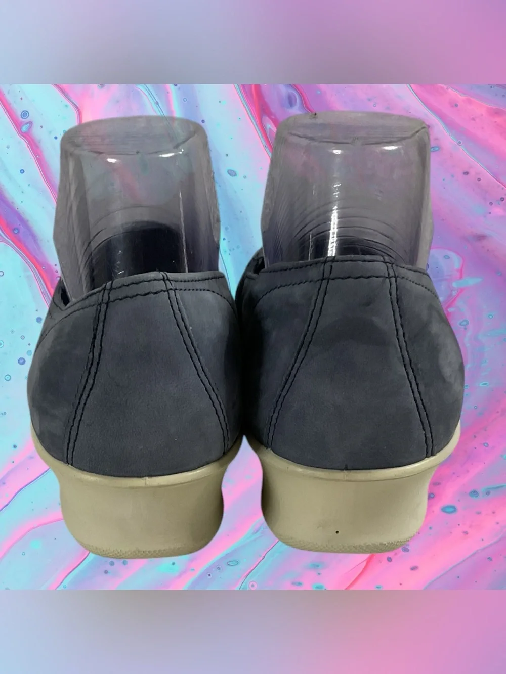 ECCO Felicia Slip-On Women’s Wedge Shoe in Blue EU 40/US 9-9.5